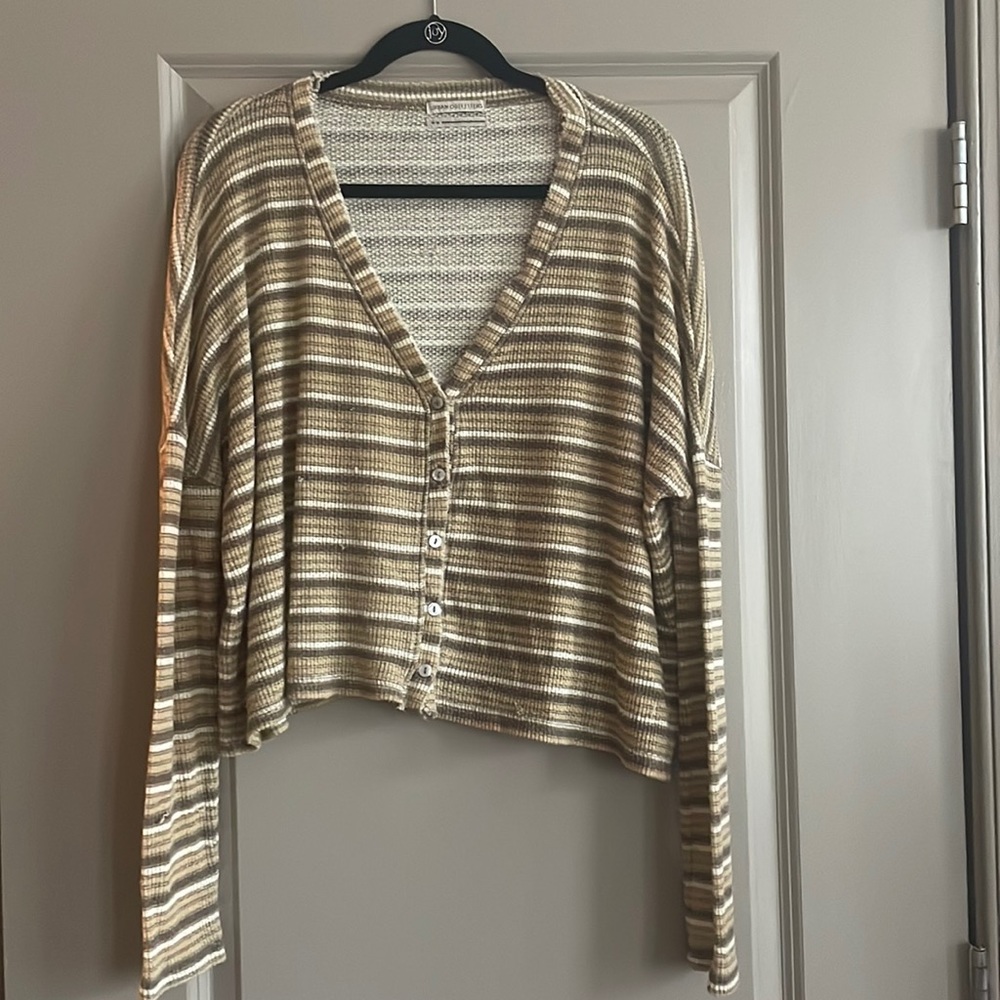 Green Striped Long Sleeve